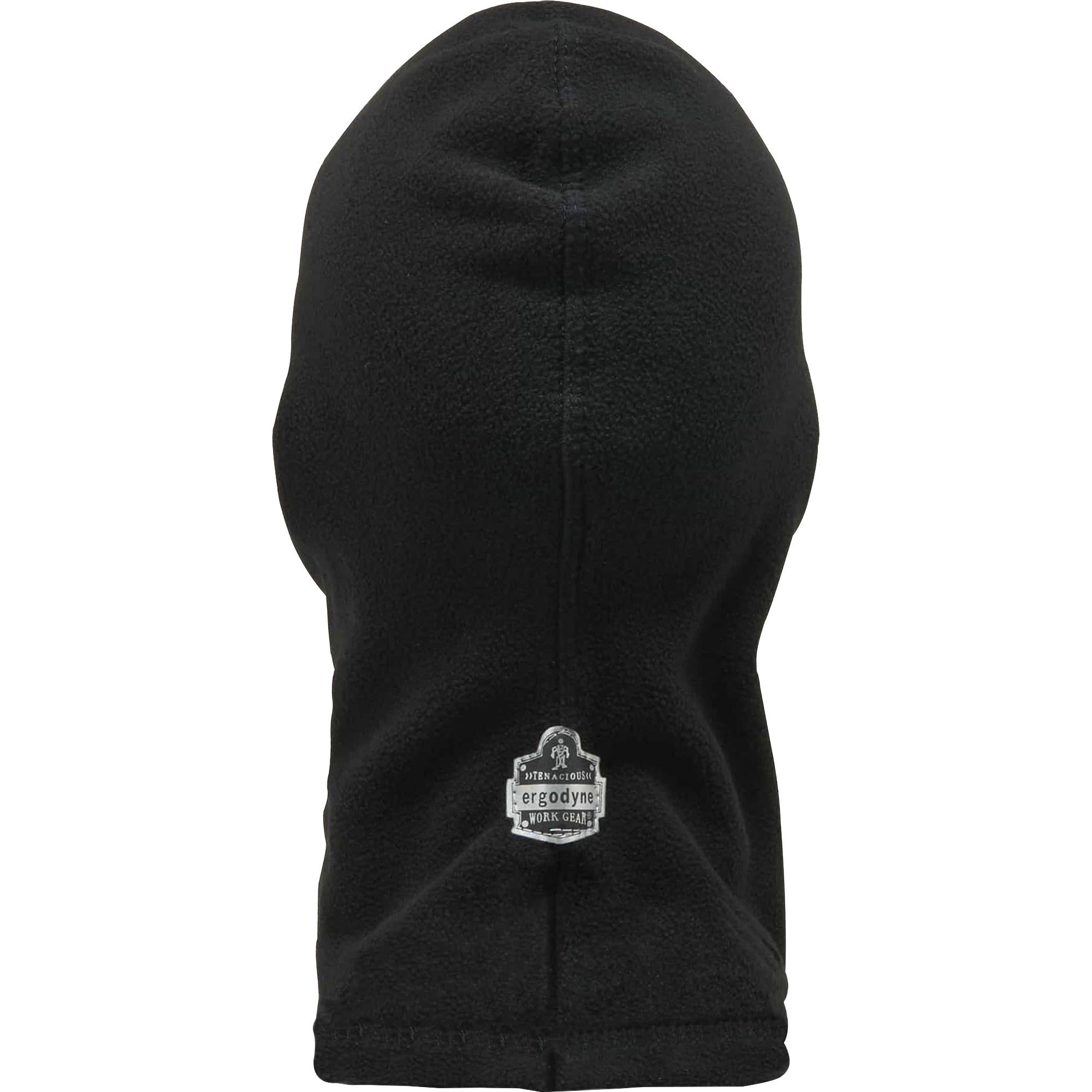 Ergodyne N-Ferno 6821 Balaclava Face Mask, Fleece, Polyester, Black, One Size, 12/Carton
