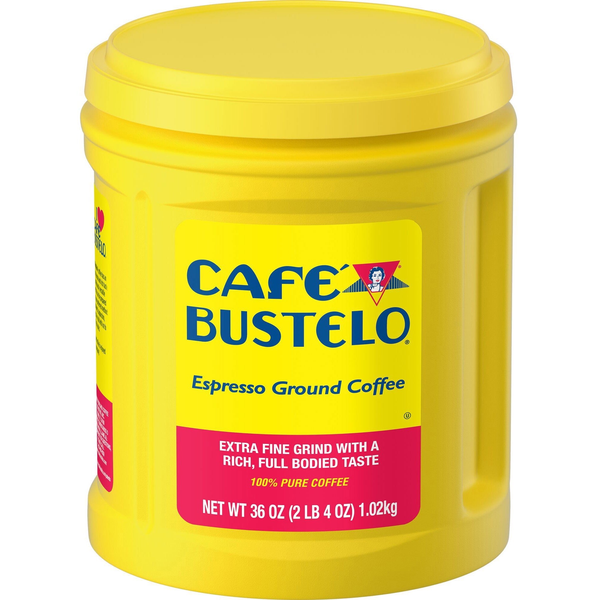 Café Bustelo Ground Espresso Coffee, Dark Roast, 36 oz Can, 1 Each