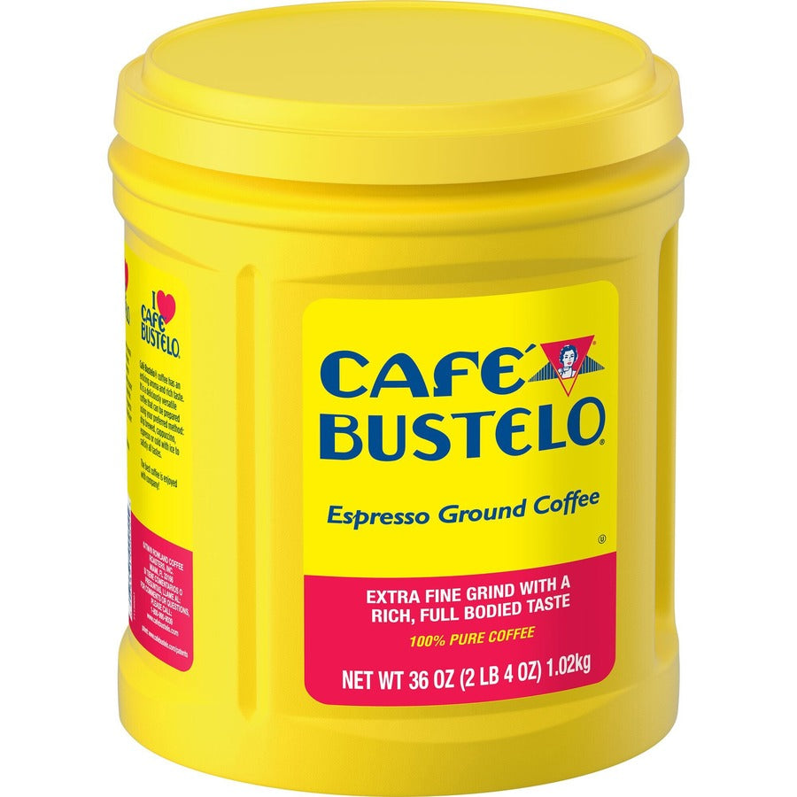Café Bustelo Ground Espresso Coffee, Dark Roast, 36 oz Can, 1 Each