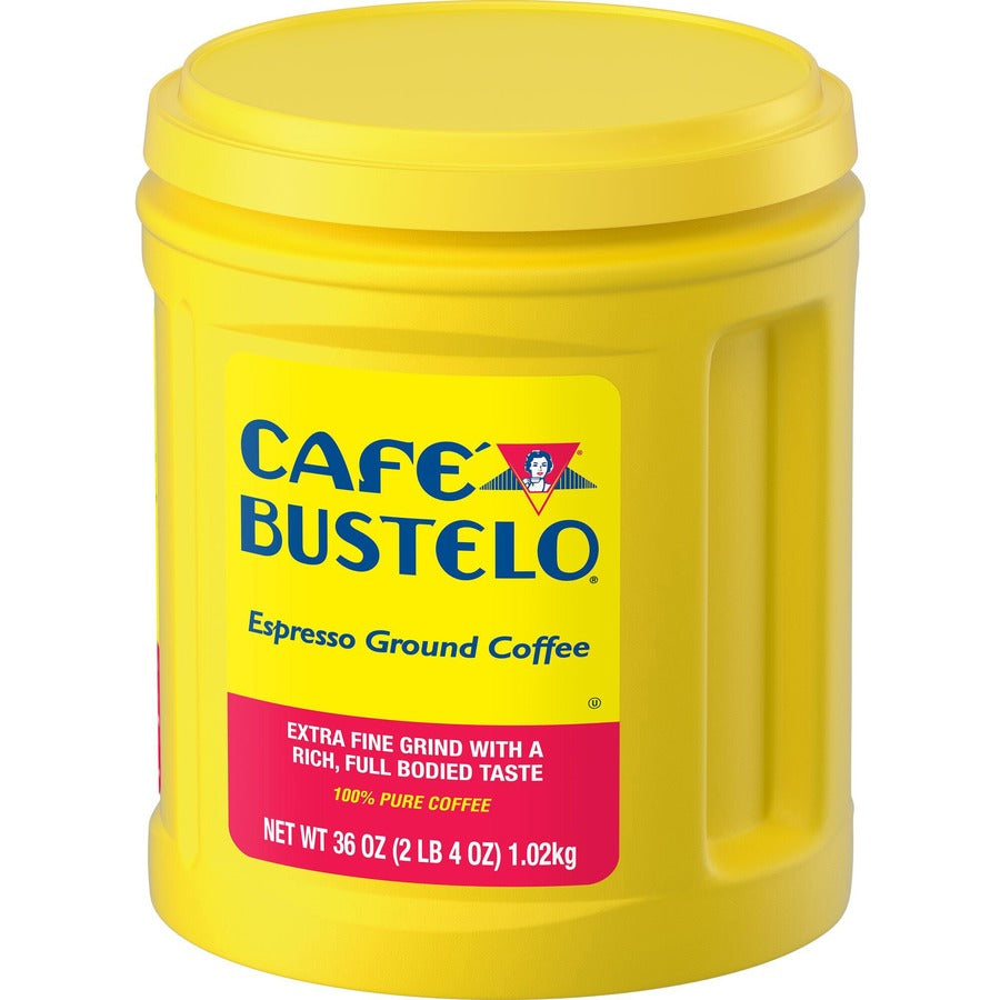 Café Bustelo Ground Espresso Coffee, Dark Roast, 36 oz Can, 1 Each