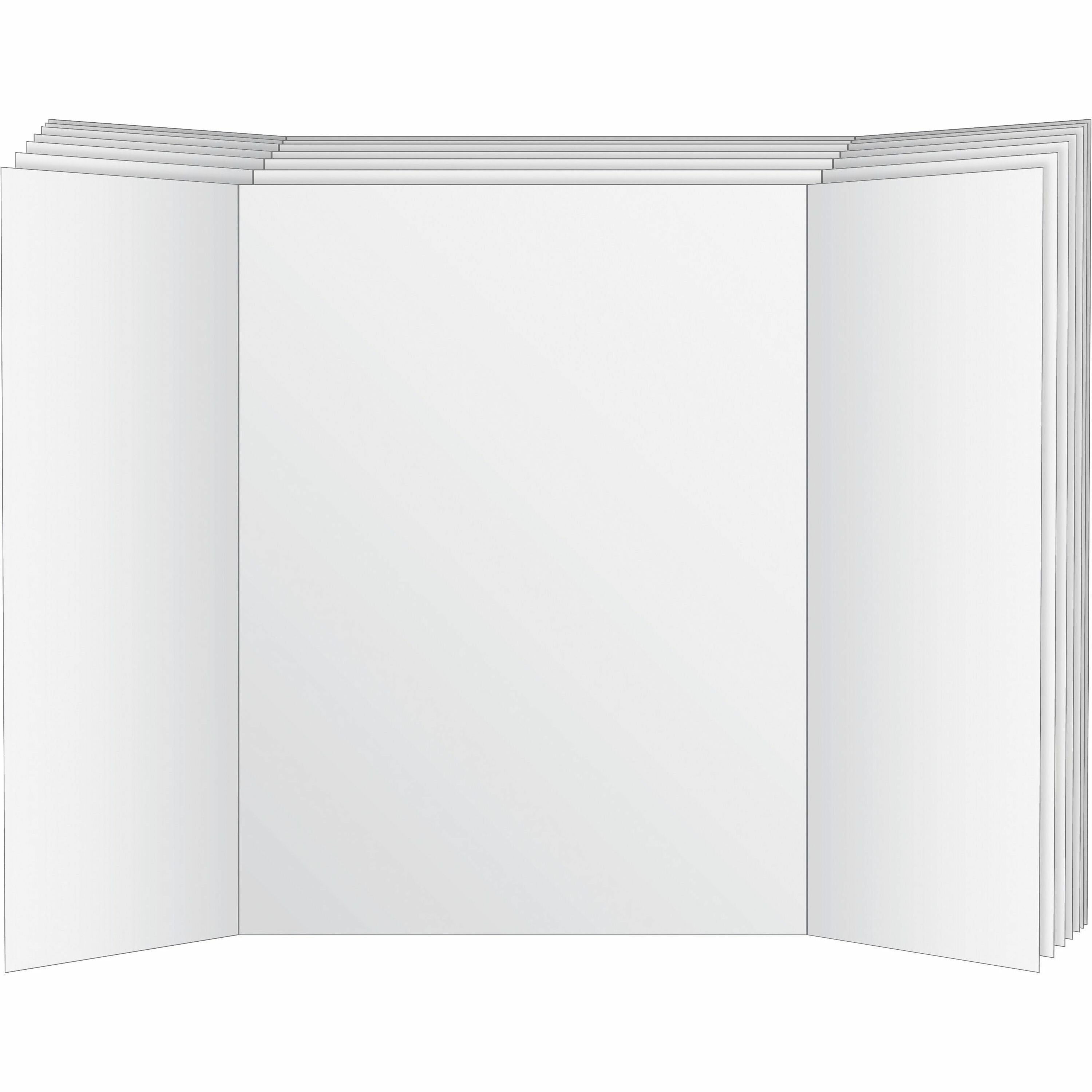 48" (4 ft) Width x 36" (3 ft) Height - White Surface - Rectangle - 6/Pack - 6 / Carton