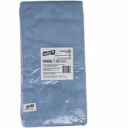 Genuine Joe General Purpose Microfiber Cloth, 16" x 16", Blue, Chemical Resistant, Oil-free, Lint-free, Non-scratching, 12 Cloths per Bag