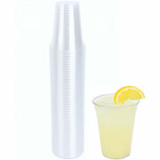 Genuine Joe 9 oz Clear Plastic Cups, 50 Pack