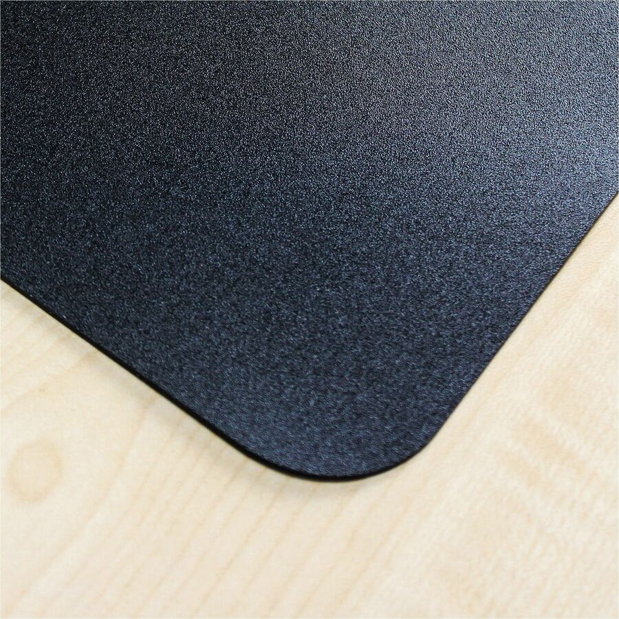 Lorell Desk Pad, Rectangular, 24" x 19", Black, 1 Each