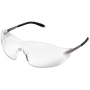 Eye, Ultraviolet Protection - Clear Lens - Chrome Frame - Side Shield, Scratch Resistant, Non-slip, Wraparound Lens - 1 Each