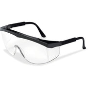 Ultraviolet Protection - Clear Lens - Black Frame - Adjustable Temple, Comfortable, Lightweight, Scratch Resistant - 1 Each