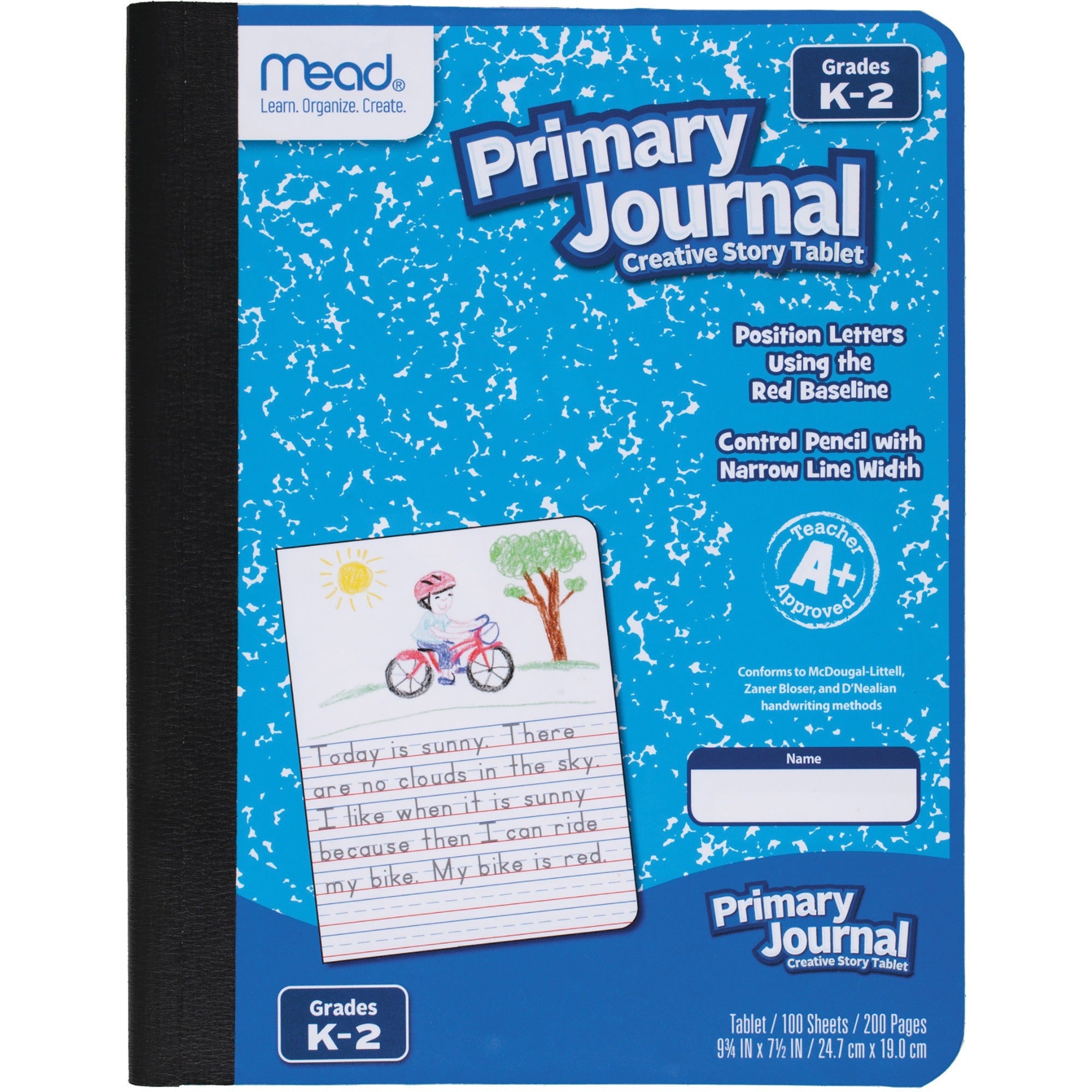 Primary Journal Half Page Ruled, 100 Sheets