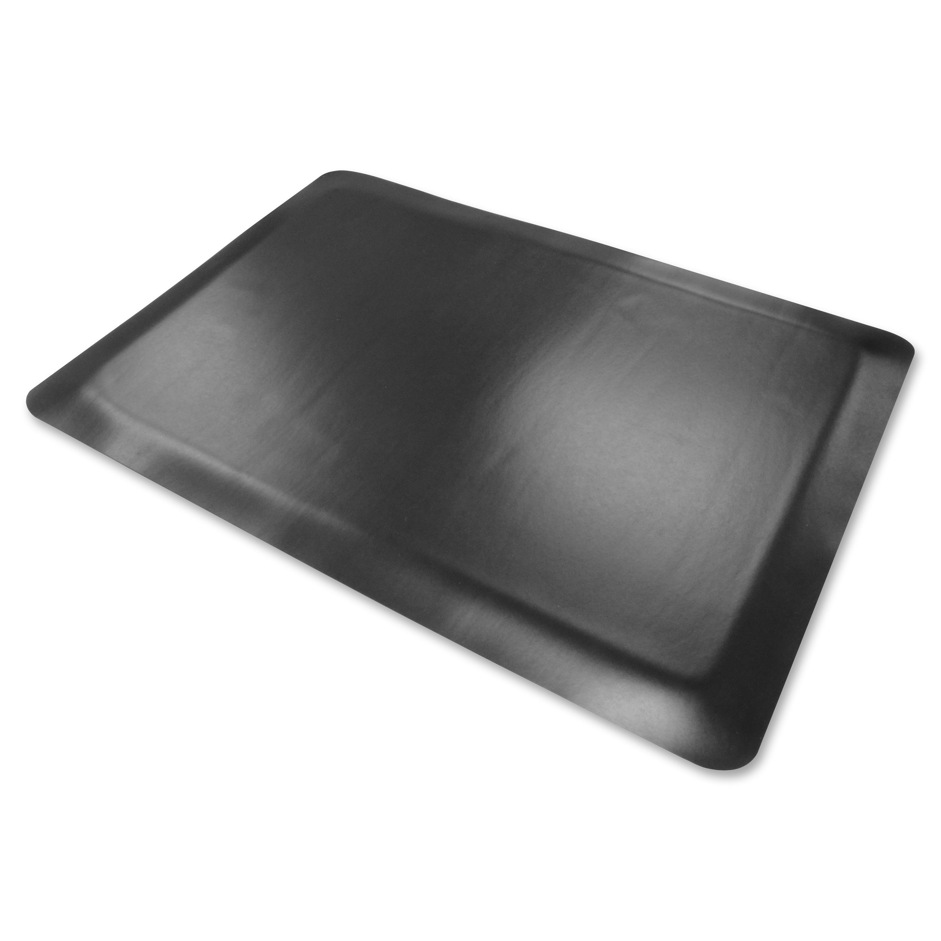Airport, Bank, Assembly Line, Hotel - 36" Length x 24" Width - Rectangular - Vinyl - Black - 1 Each