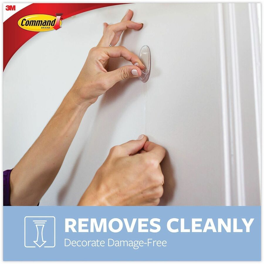 Command Hook Trial Pack, Medium, White, 2 lb Capacity, 50 Hooks per Carton