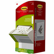 3 lb (1.36 kg) Capacity - 0.6" Width x 2.8" Length - for Pictures, Decoration, Art, Pictures - White - 50 / Carton