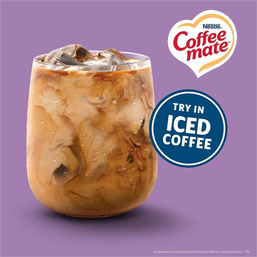 Coffee mate Italian Sweet Creme Nondairy Liquid Creamer Singles, 0.38 fl oz (11 mL), 50 Count Box