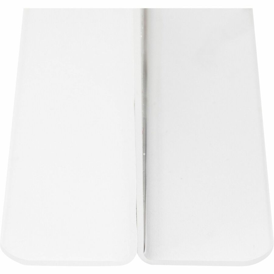 Golite nu-dell Double-sided Sign Holder, 5" x 7", Rectangular, Self-standing, Clear Plastic, 1 Each