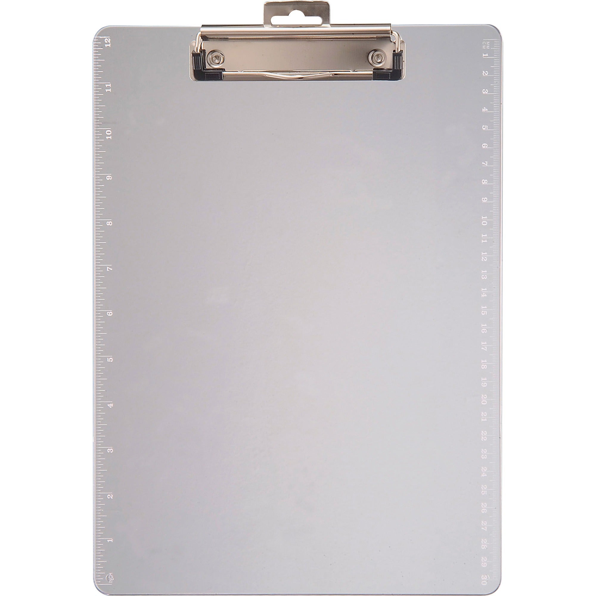 0.50" Clip Capacity - 8 1/2" x 11" Sheet Size - Plastic - Clear - 1 Each