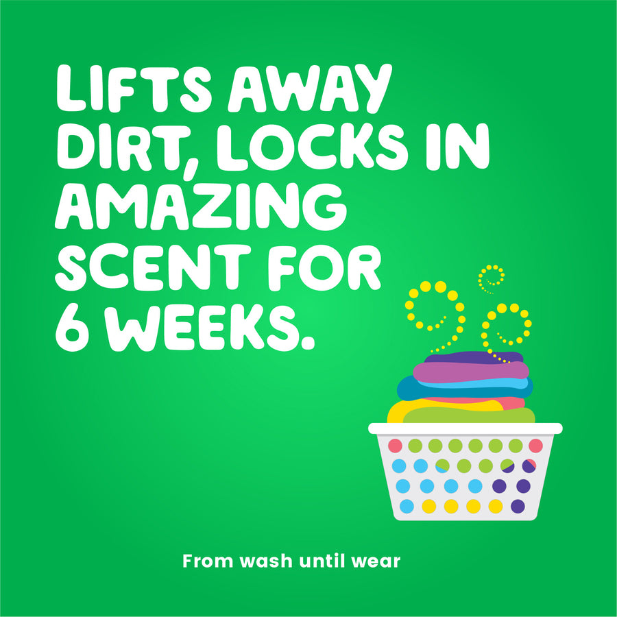 For Clothing, Laundry - 25 fl oz (0.8 quart) - Original Scent - Recommended For: Dirt Remover - Green - 6 / Carton
