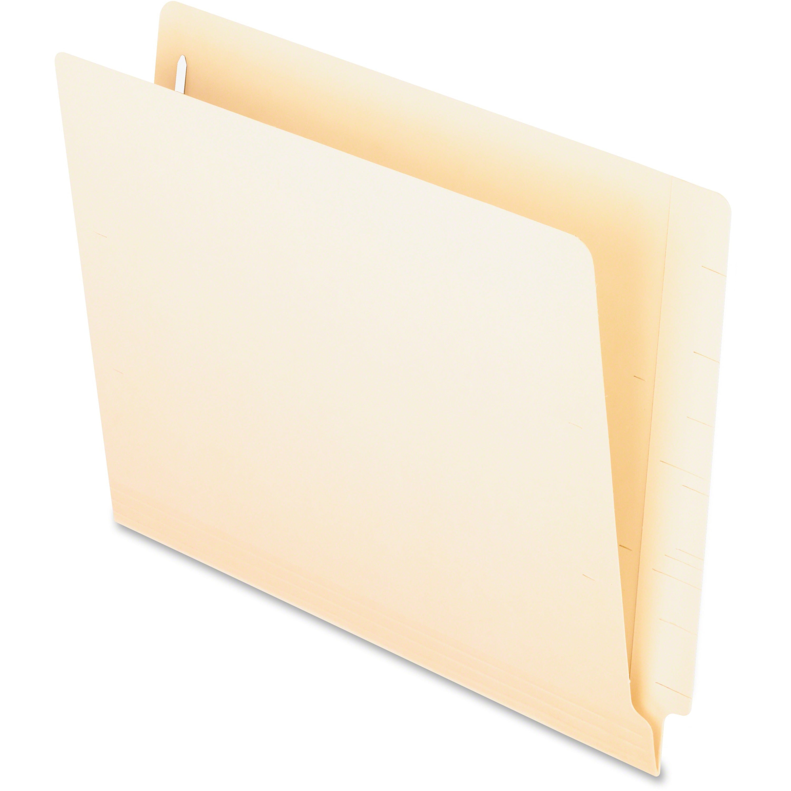 2" Folder Capacity - 8 1/2" x 11" - 400 Sheets Capacity - 2 Fastener(s) - 14 pt. - Manila - Laminated, Reinforced Spine, Burst Resistance, Split Resistant, Straight Cut Tab, Double-ply Reinforced Top, Acid-free - 10% Fiber Recycled - 50 / Box