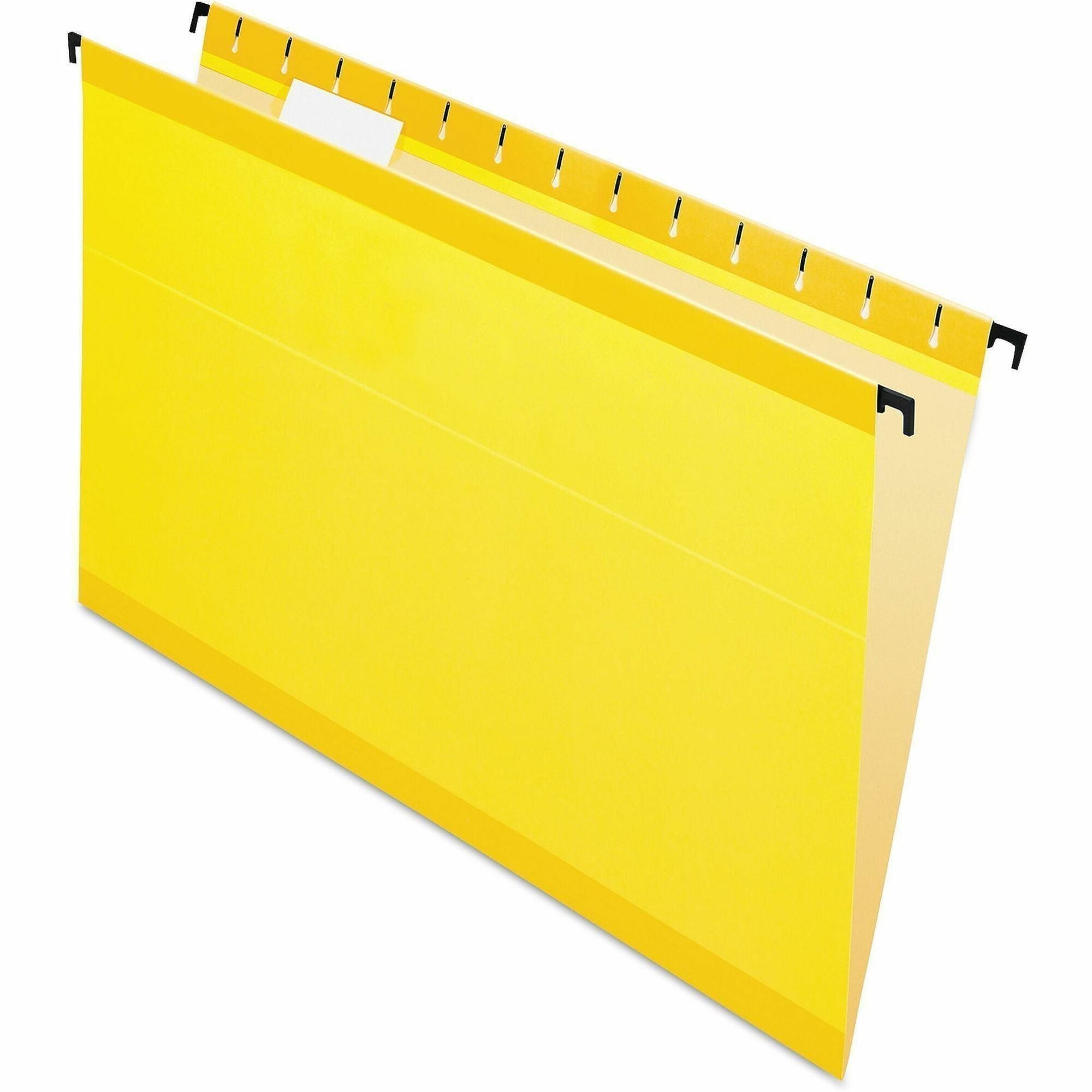 8 1/2" x 14" - 3/4" Expansion - Yellow - Built-in Tension Spring, Reinforced Top, Sturdy, Durable, Acid-free, Reinforced Bottom - 20 / Box