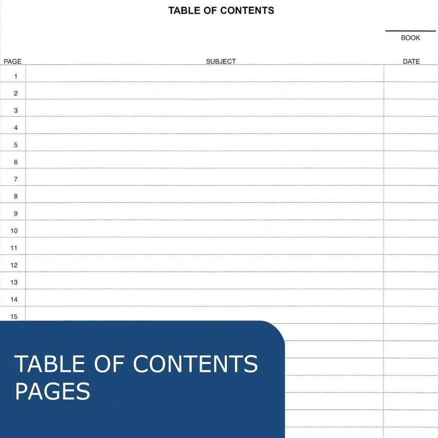 72 Sheets - 144 Pages - Printed - Casebound/Sewn - Both Side Ruling Surface - 24 lb Basis Weight - 90 g/m² Grammage - 11 1/4" x 8 3/4" Sheet Size - 0.63" Height x 8.8" Width x 11.3" Length - White Paper - Laminated Cover - 1 Each