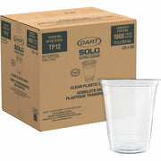12 fl oz - Clear - PETE Plastic - Cold Drink, Water, Juice, Soda - 50/Pack - 20 / Carton
