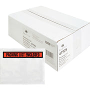 Packing List - 7" Width x 5 1/2" Length - 70 g/m² - Self-adhesive Seal - White - Paper, Low Density Polyethylene (LDPE) - 1000 / Box