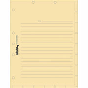8.5" Divider Width x 11" Divider Length - 7 Hole Punched - Manila Divider - 400 / Box