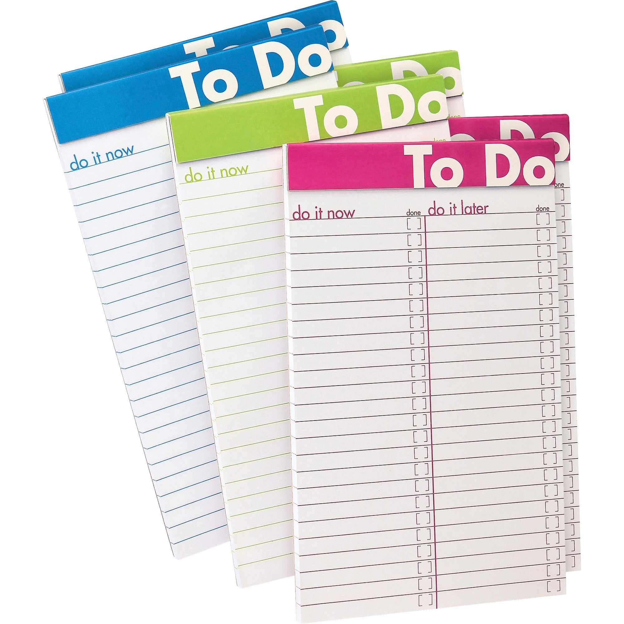 50 Sheets - 5" x 8" Sheet Size - White Paper - Assorted Cover - Micro Perforated - 6 / Pack