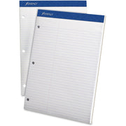 100 Sheets - 15 lb Basis Weight - 8 1/2" x 11 3/4" Sheet Size - 11.75" Height x 8.5" Width x 0.4" Depth - White Paper - Micro Perforated, Easy Tear, Rigid, Chipboard Backing - 1 Pad