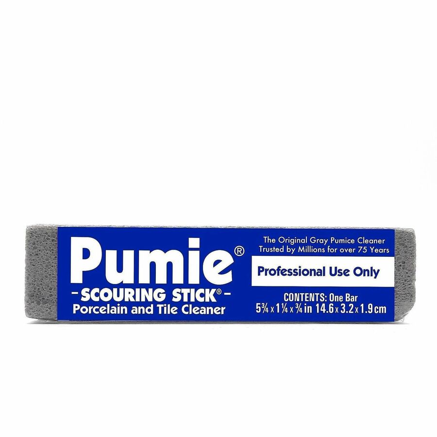 U.S. Pumice Co. Heavy Duty Pumie Scouring Stick, Gray, 12 Pack