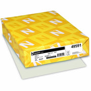 Letter - 8 1/2" x 11" - 110 lb Basis Weight - Acid-free - Gray - 1 Pack