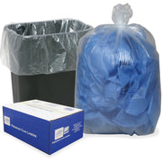 Small Size - 16 gal Capacity - 33" Length x 24" Width - Low Density - Clear - Hexene Resin - Can, Home, Office - 500 / Carton