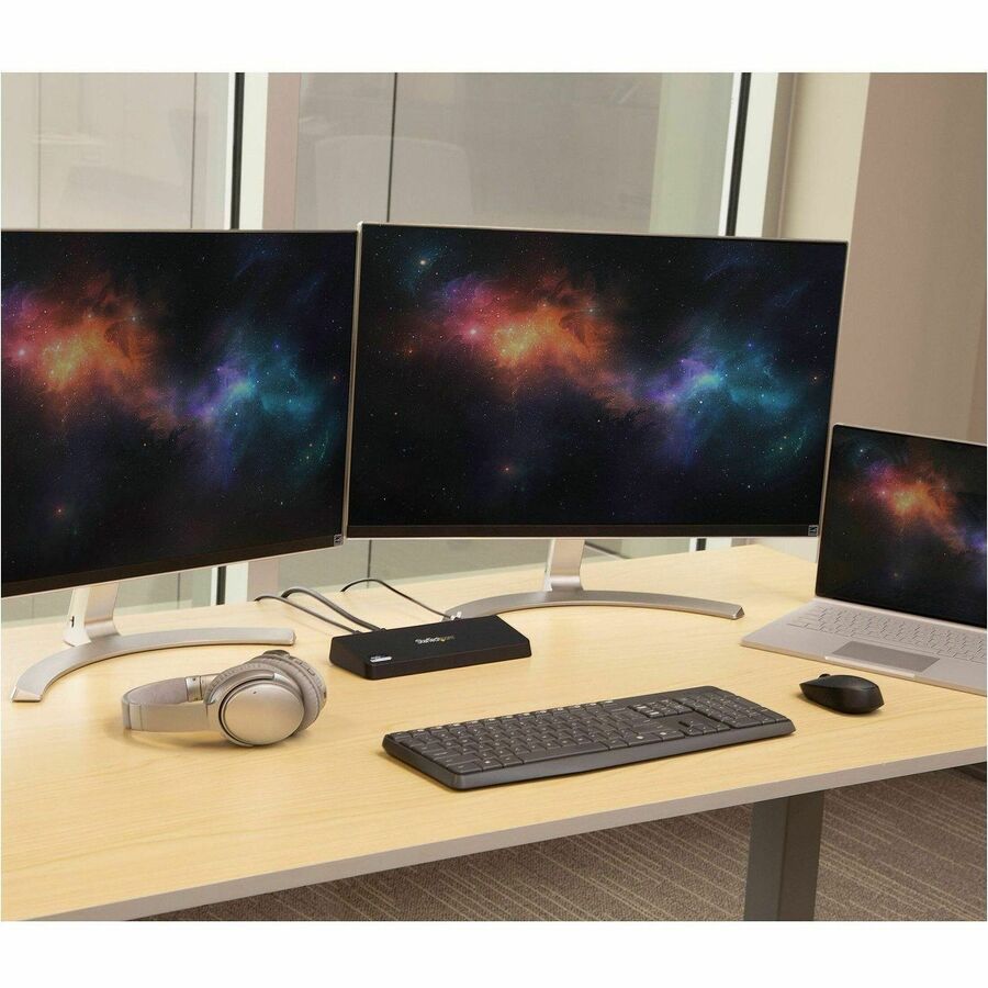 StarTech.com 4K Docking Station for Laptops - DP and HDMI - USB 3.0