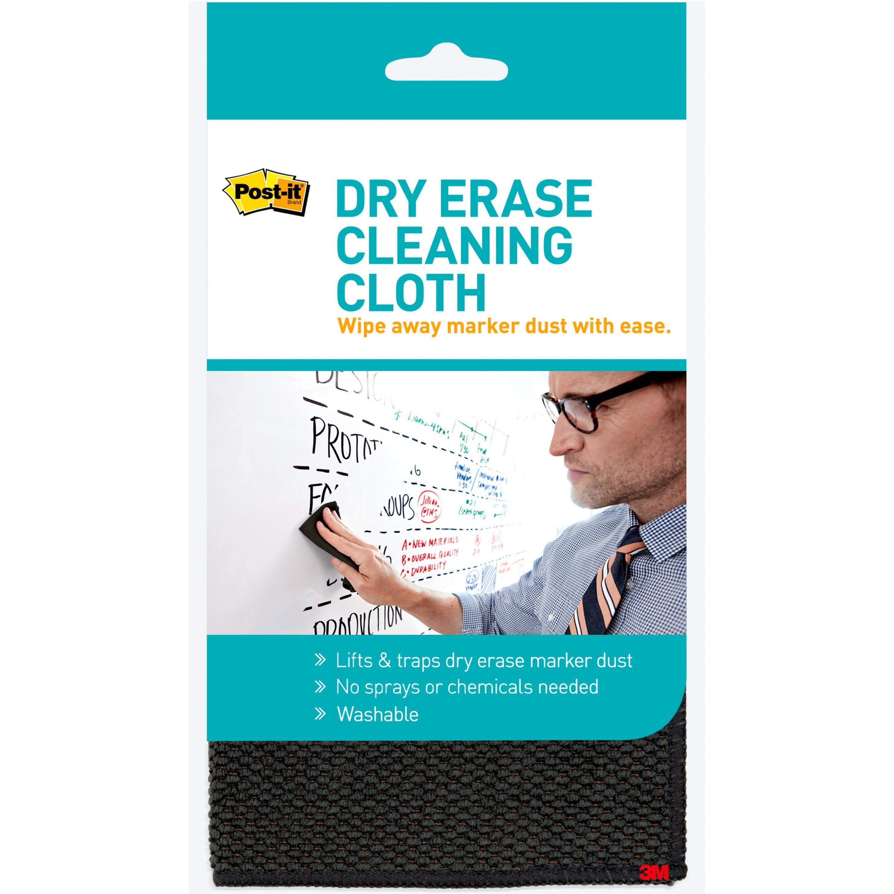 10.60" Width x 10.60" Length - Used as Dust Remover, Mark Remover - Washable - Black - 1 Each