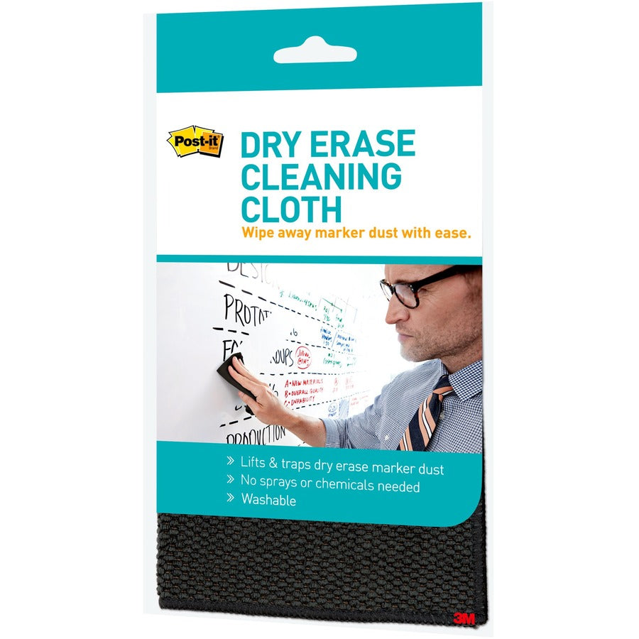10.60" Width x 10.60" Length - Used as Dust Remover, Mark Remover - Washable - Black - 1 Each