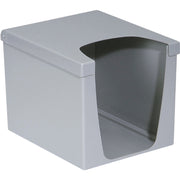 9" Height x 7.5" Width x 7.5" Depth - Gray - 6 / Carton