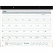 At-A-Glance Classic Monthly Desk Pad Calendar, 12 Months, January 2026–December 2026, 21 3/4" x 17", White Sheets, Black Headband, 1 Each
