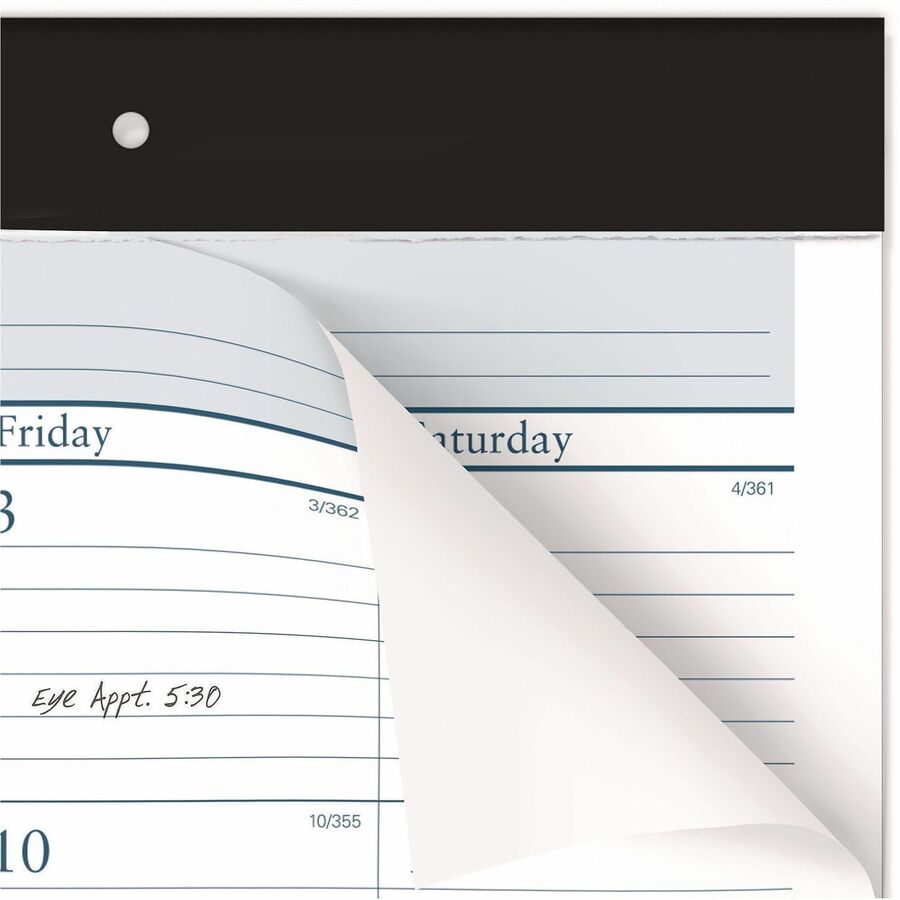 At-A-Glance Classic Monthly Desk Pad Calendar, 12 Months, January 2026–December 2026, 21 3/4" x 17", White Sheets, Black Headband, 1 Each