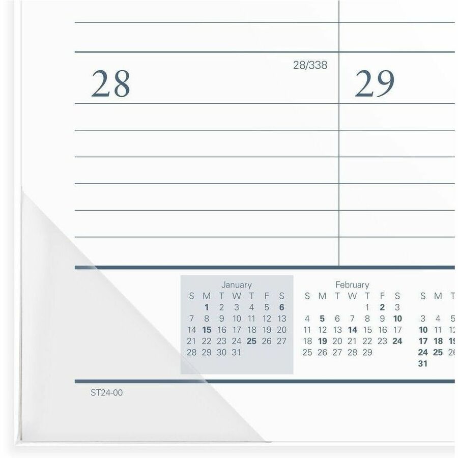 At-A-Glance Classic Monthly Desk Pad Calendar, 12 Months, January 2026–December 2026, 21 3/4" x 17", White Sheets, Black Headband, 1 Each