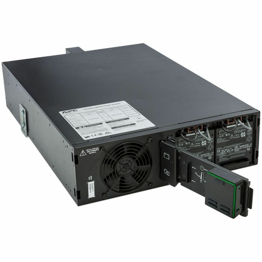 APC by Schneider Electric Smart-UPS SRT 5000VA RM 208V, 3U Rack-mount, 1 Each, 4 Battery/Surge Outlets, 2x NEMA L6-20R & 2x NEMA L6-30R, Single Phase, Sine Wave, Black