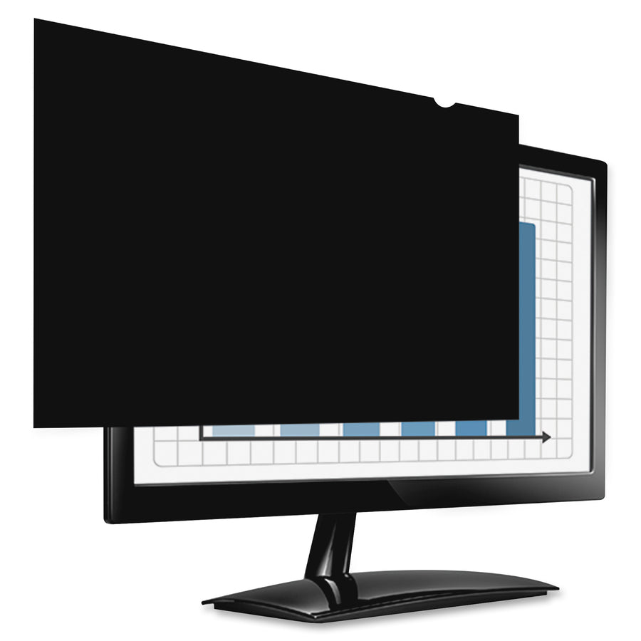 Fellowes PrivaScreen Blackout Privacy Filter for 27" Widescreen LCD Monitor, 16:9 Aspect Ratio, Fingerprint and Scratch Resistant, Black, 1 Each