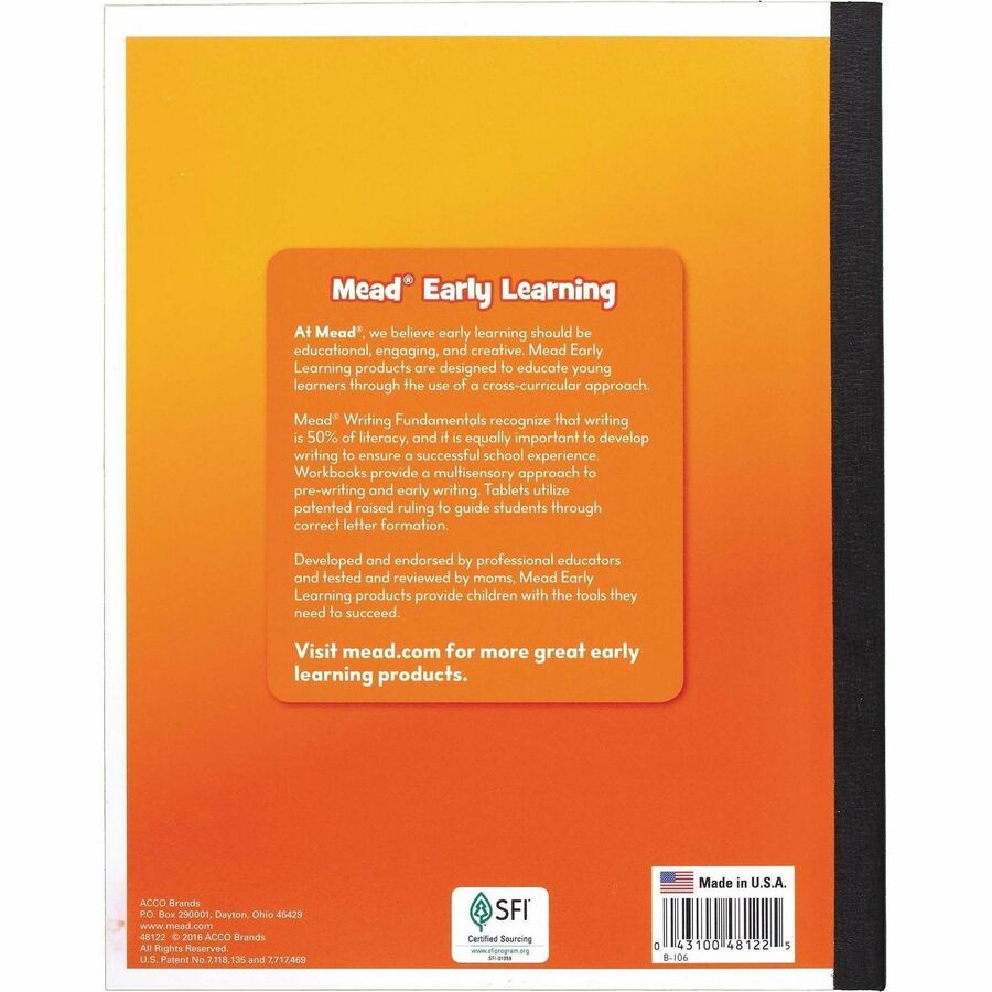 Mead Learn To Letter Writing Book Printed Book