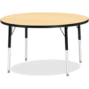 Jonti-Craft Berries Elementary Height Classic Round Color Top Table