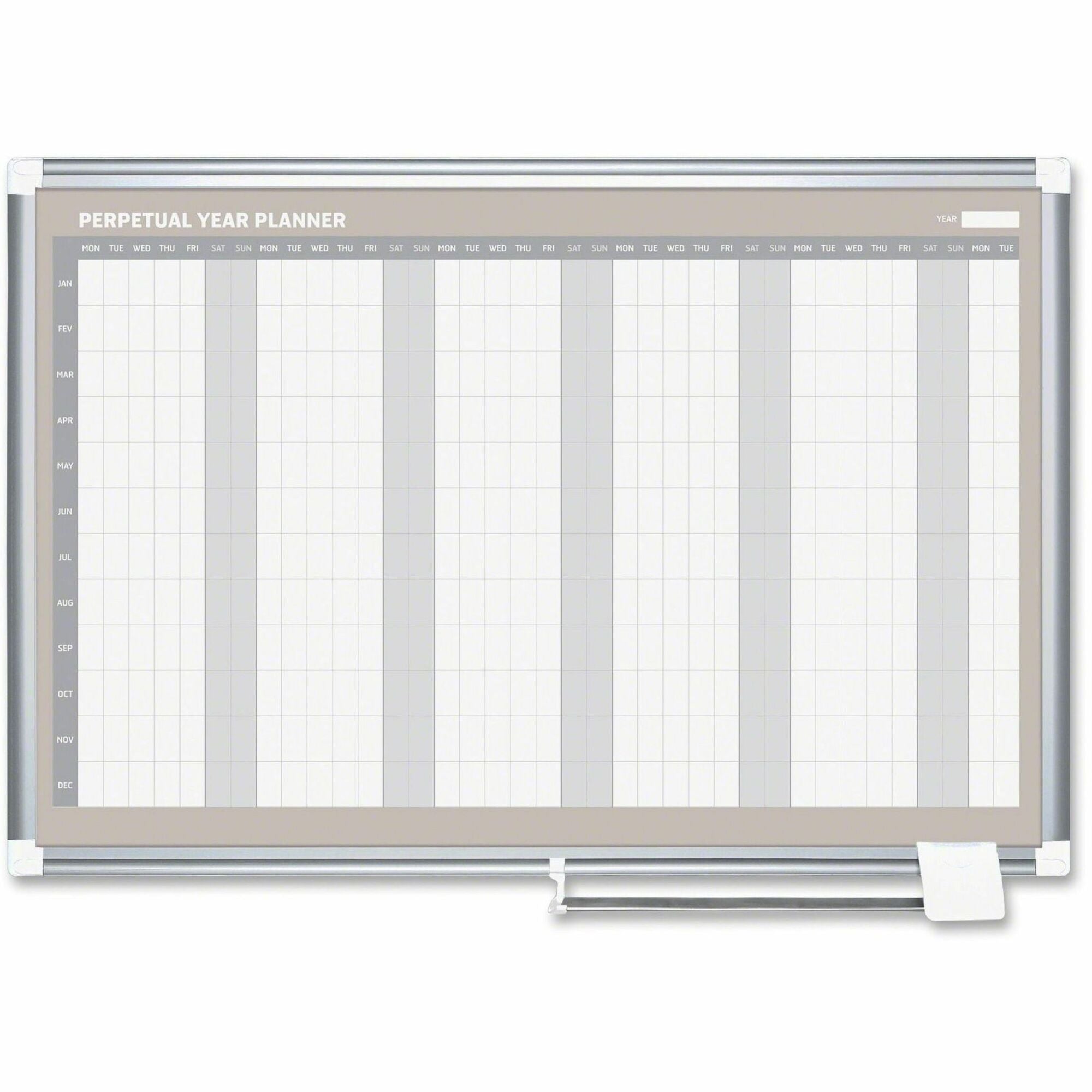 MasterVision Magnetic 12-Month Planner