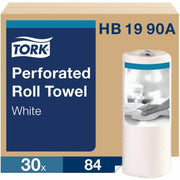 2 Ply - 11" Width x 63 ft Length - 84 Sheets/Roll - 4.40" Roll Diameter - Fiber - 30 / Carton