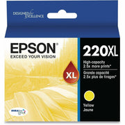 Epson DURABrite Ultra 220XL Original High Yield Inkjet Ink Cartridge - Yellow - 1 Pack