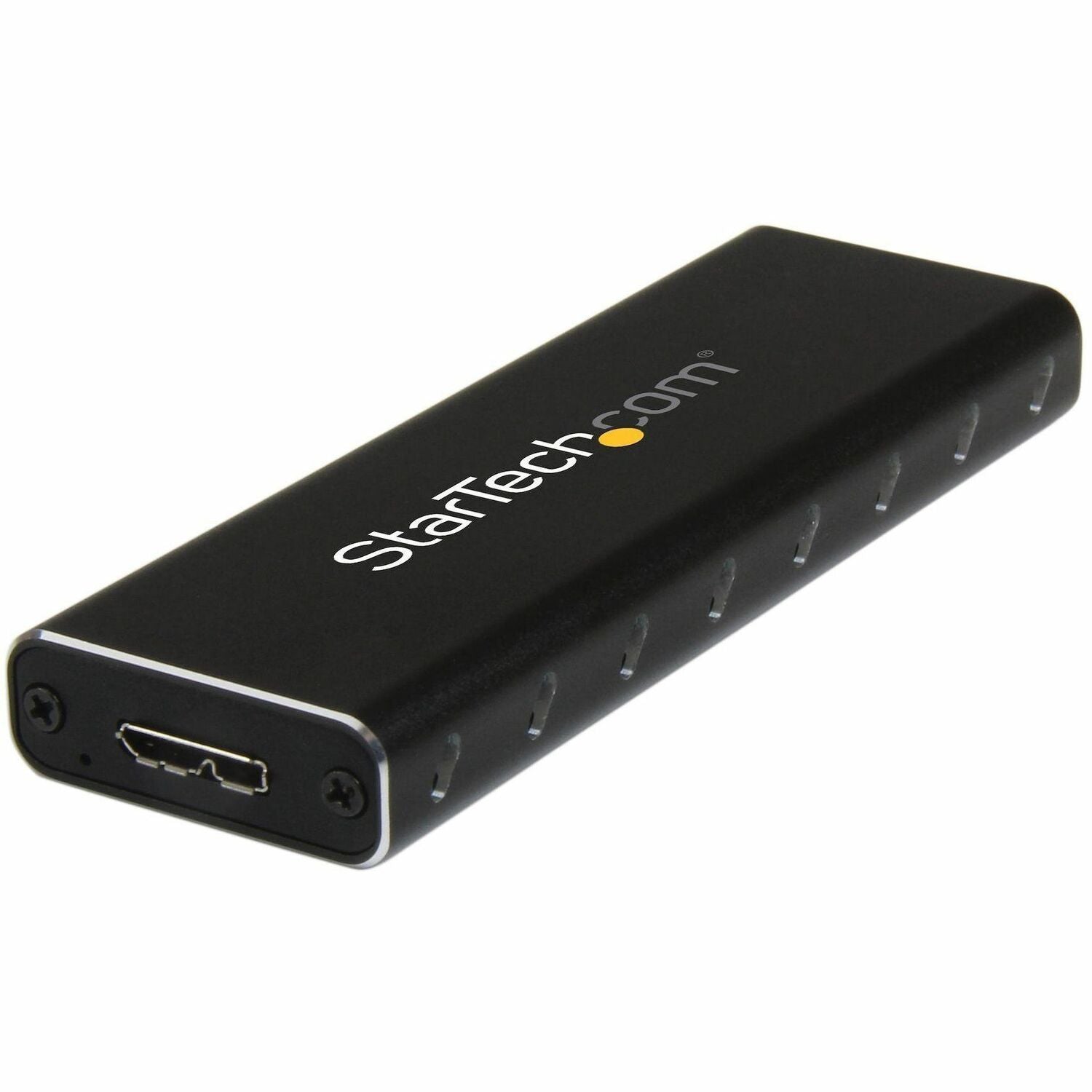 StarTech.com Drive Enclosure SATA/600, M.2 - USB 3.0 Micro-B Host Interface - UASP Support External - Black - TAA Compliant
