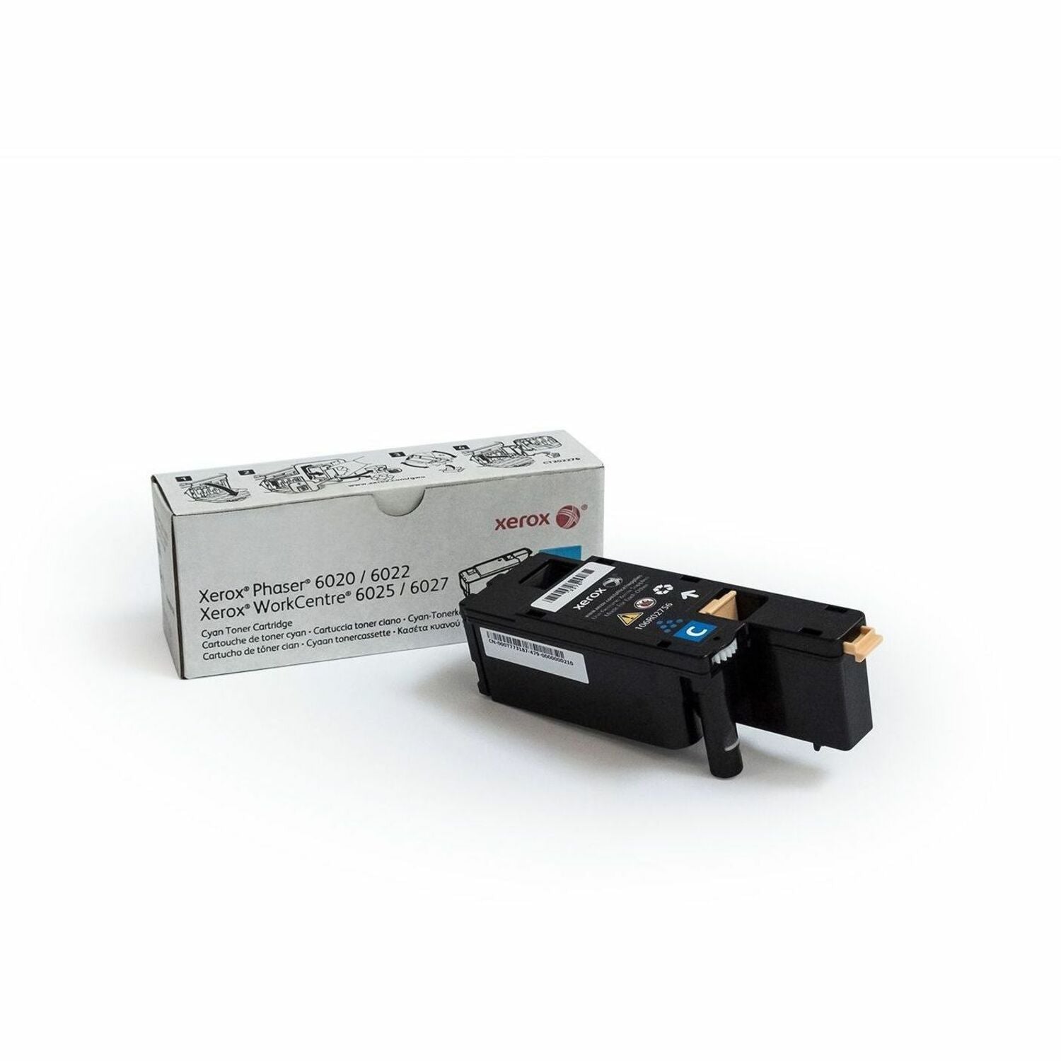 Xerox Original Standard Yield Cyan Laser Toner Cartridge, 1 Each, 1000 Pages