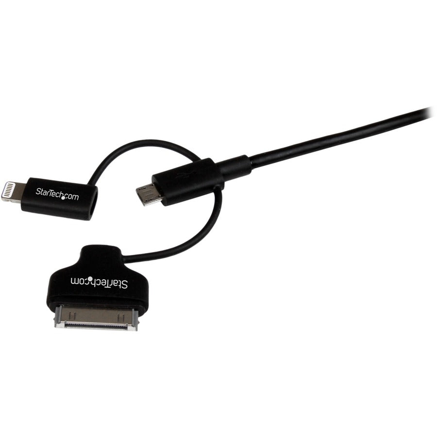 StarTech.com Lightning/30-pin Dock/Micro USB to USB Combo Cable