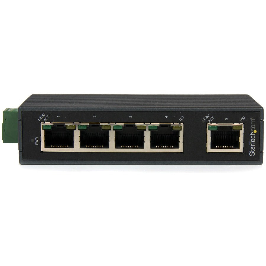 StarTech.com 5-Port Industrial Ethernet Switch - DIN Rail Mountable