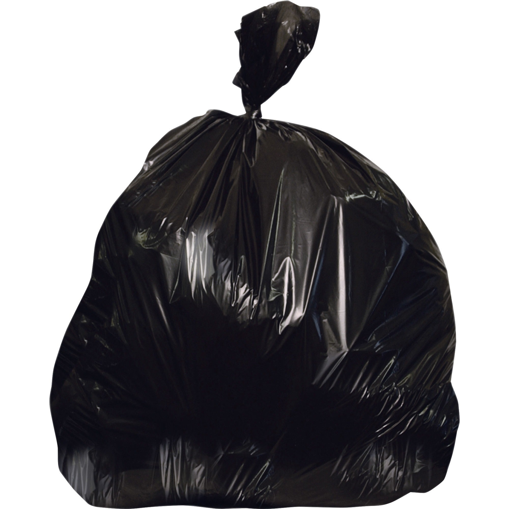 Heritage Black Linear Low Density Can Liners - 16 gal Capacity - 32" Length x 24" Width x 0.70 mil (18 Micron) Thickness - Low Density - Black - Linear Low-Density Polyethylene (LLDPE) - Can - 1 Carton