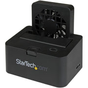 StarTech.com Drive Dock SATA/600 - USB 3.2 (Gen 1) Type B, eSATA Host Interface - Black