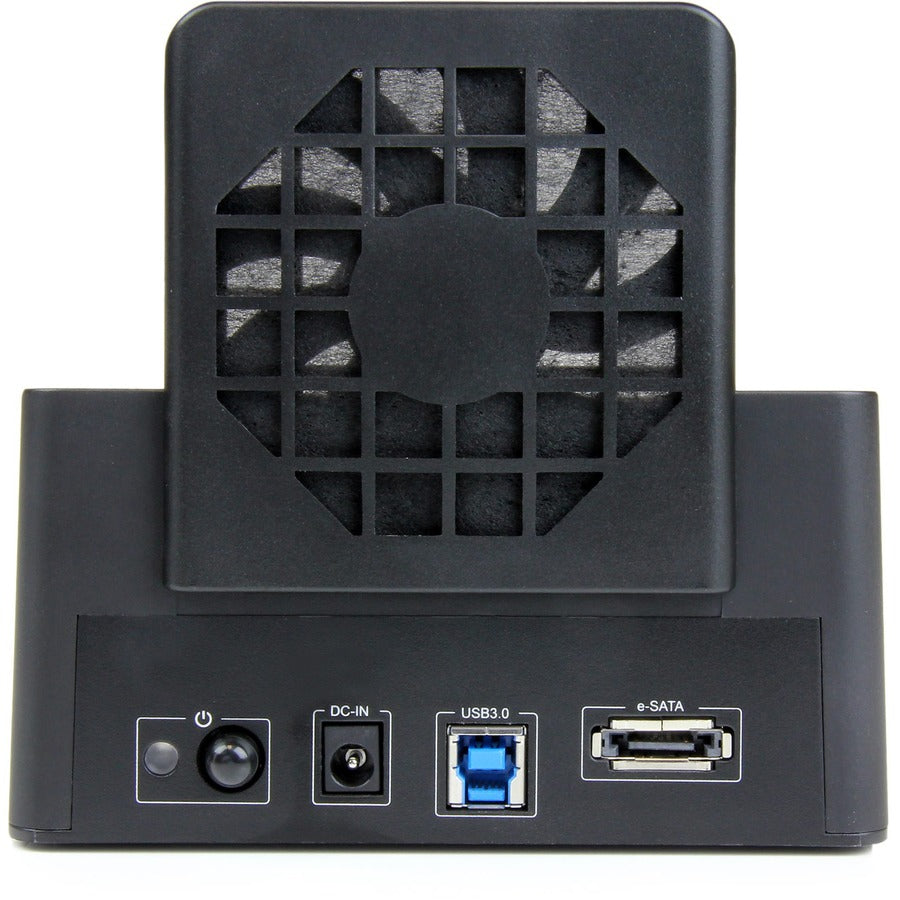 StarTech.com Drive Dock SATA/600 - USB 3.2 (Gen 1) Type B, eSATA Host Interface - Black